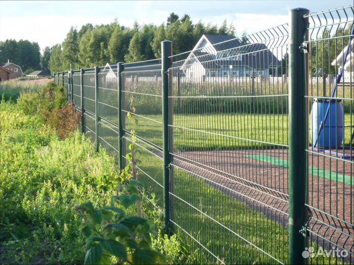 Сетка для забора 3D