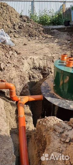 Установка канализации септик под ключ