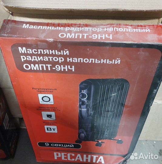 Масляный радиатор Ресанта омпт-9нч