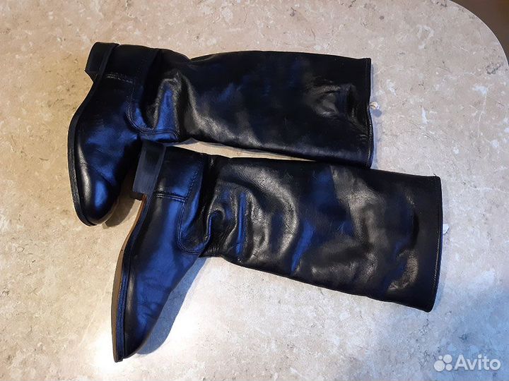 Сапоги хромовые меховые офицерские гдр