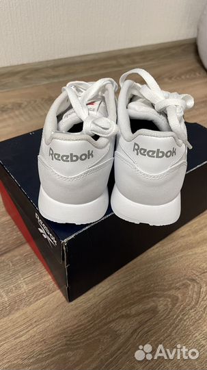 Кроссовки reebok classic leather белые