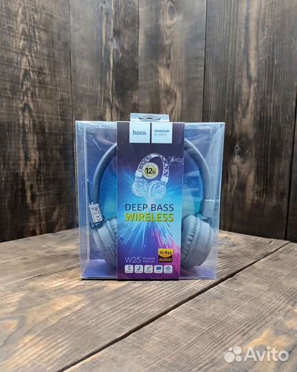 Беспроводные наушники Hoco W25 Promise Grey