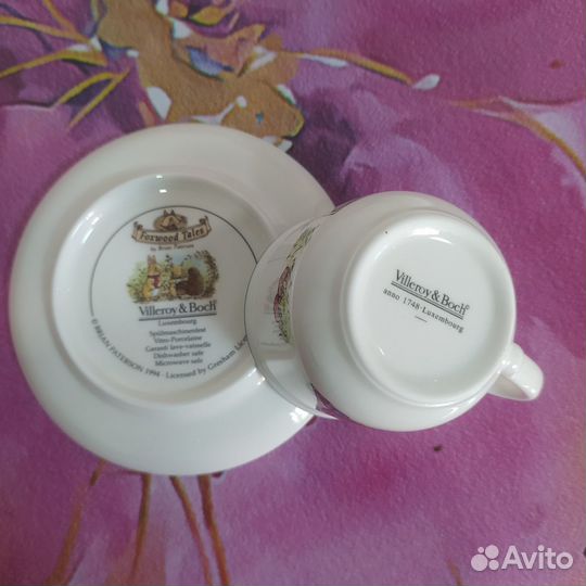 Детская чайная пара Villeroy bosh. Foxwood tales