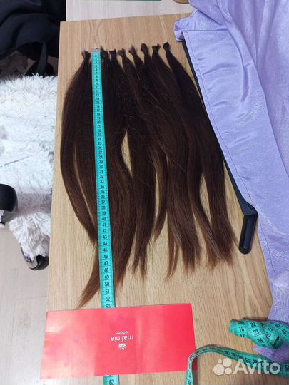 Волосы для наращивания славянка 50 см