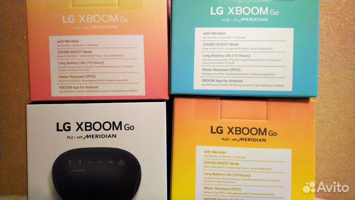 Портативная колонка LG Xboom Go PL2 жёлтая