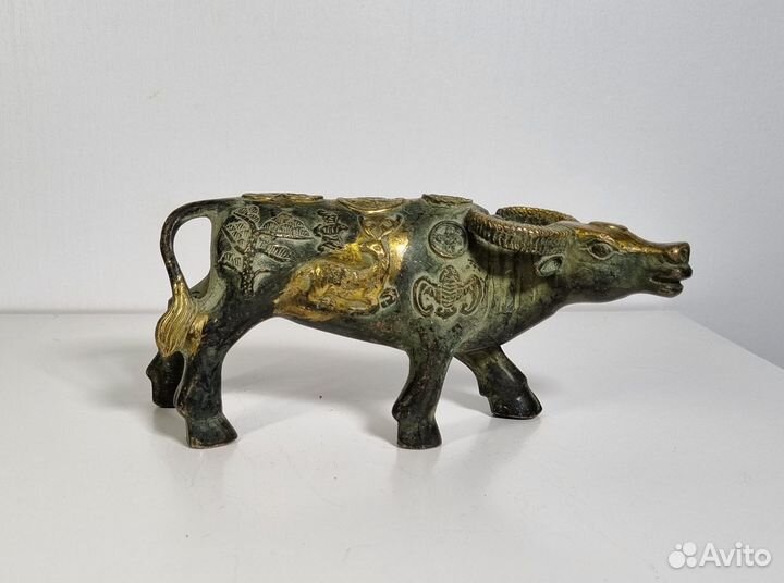 Бронзовая статуэтка Буйвол