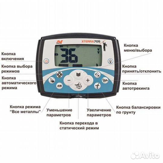 Новый металлоискатель minelab X-terra 705