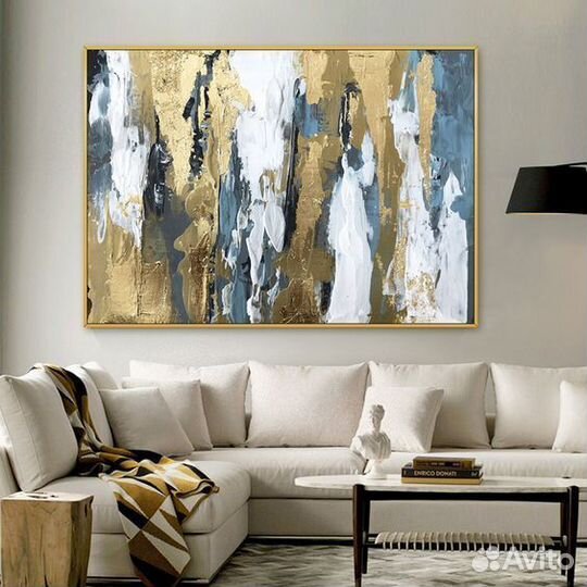 Картина Интерьерная с золотом