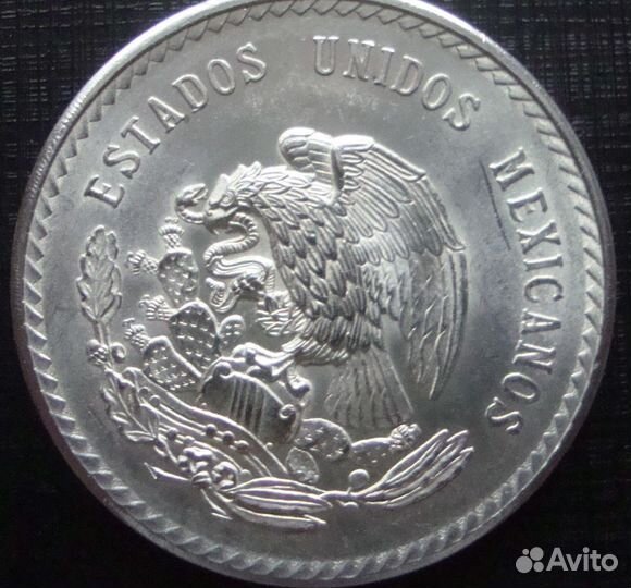 Мексика оригинальные серебрянные монеты