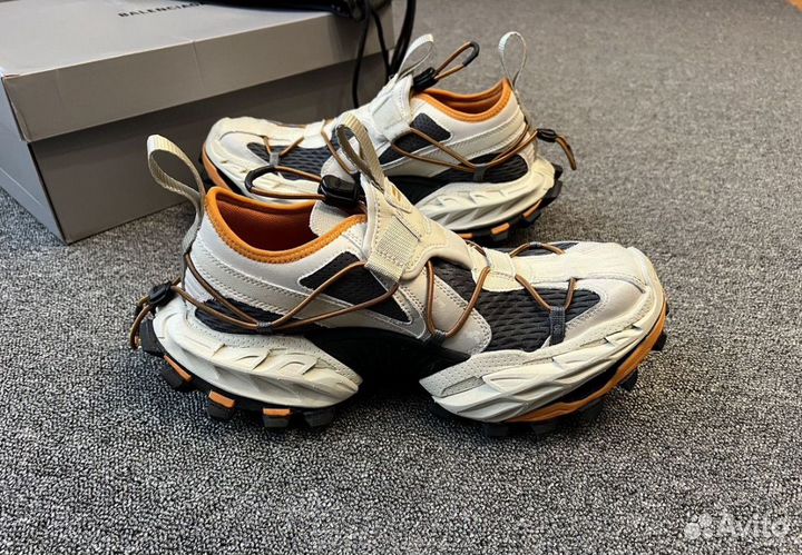 Balenciaga Hike Sneaker Beige Orange