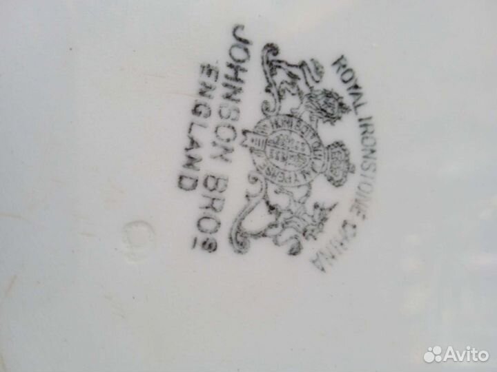 Старинный полуфарфор Англия 7 шт