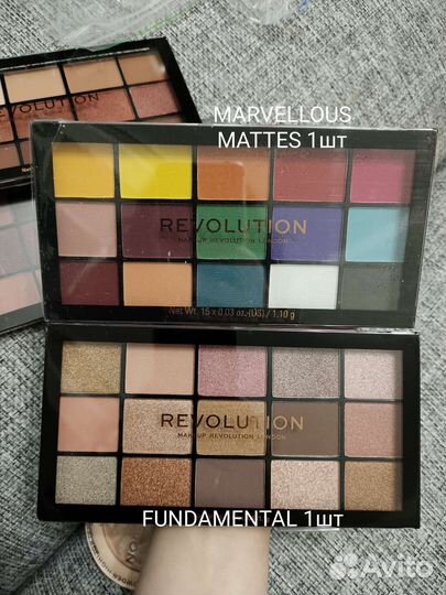 Палетка теней makeup revolution новая