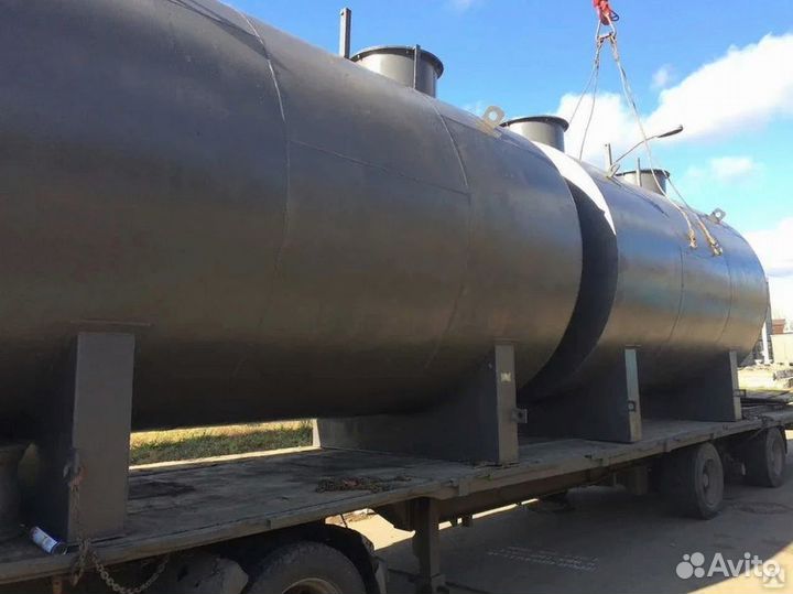 Цистерна горизонтальная 50м3. Емкость