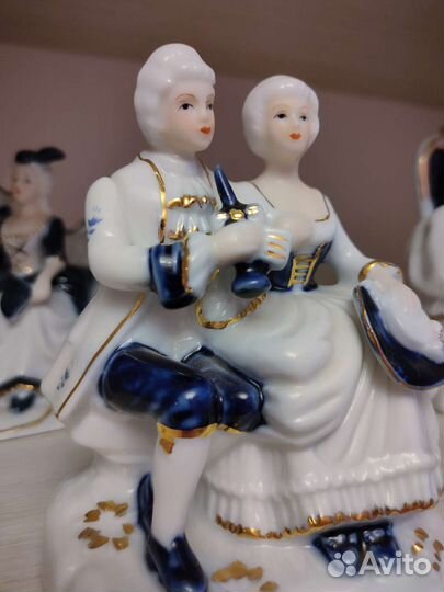 Статуэтка фарфор влюбленная пара
