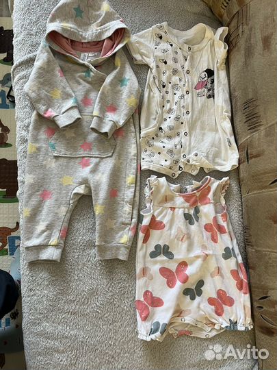 Одежда пакетом на девочку 74