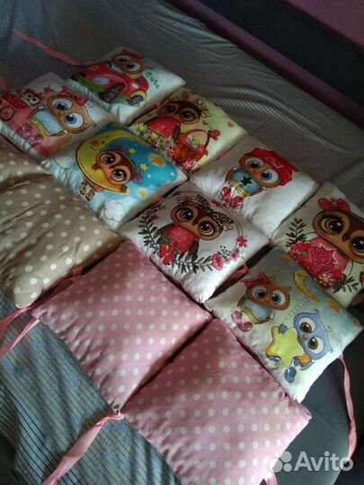 Бортики в детскую кровать