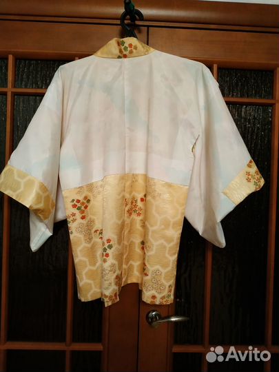 Кимоно женск.короткое плотное ручной работы Япония