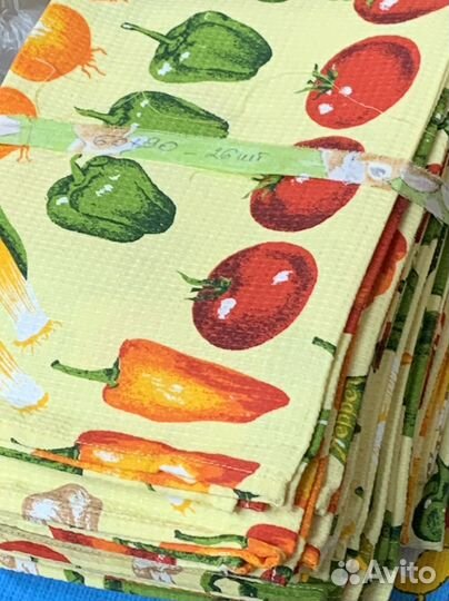 Полотенце кухонное вафельное