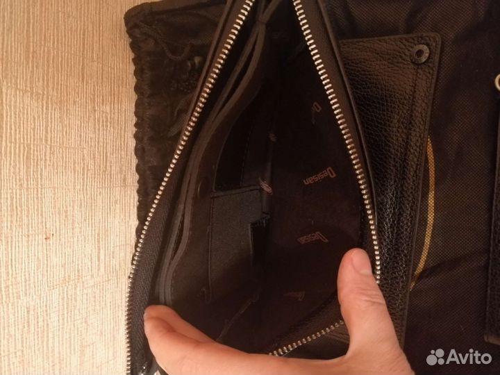 Мужская кожаная сумка новая