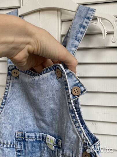 Джинсовый комбинезон 80