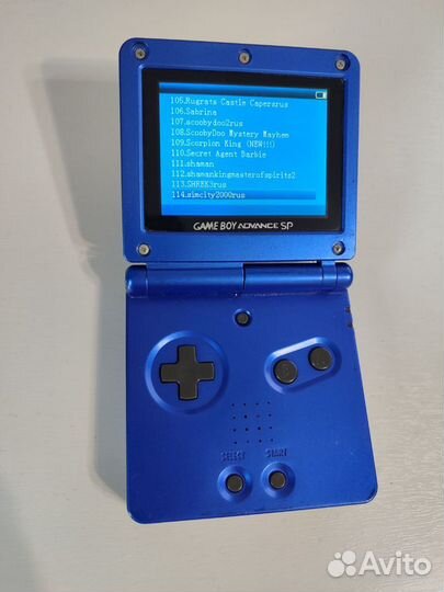 Game Boy Advance SP синий