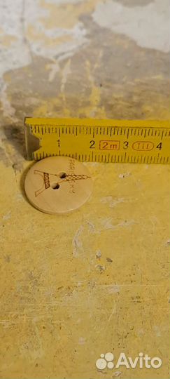 Пуговицы, деревянные пуговицы с рисунком