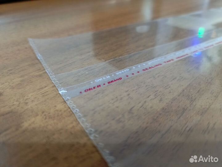 Внешние пакеты с клапаном для пластинок