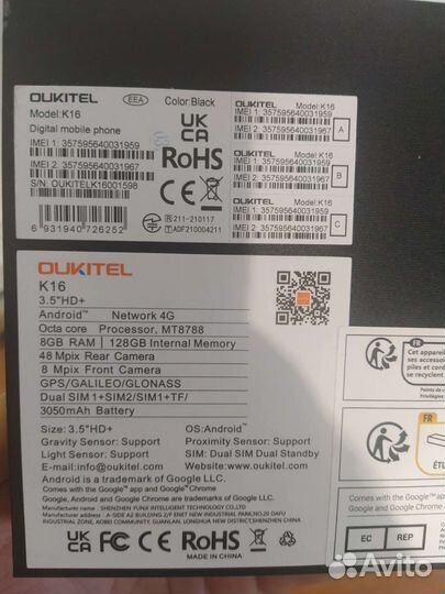 Mini smartphone Oukitel K16