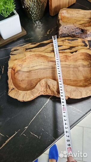 Деревянная тарелка