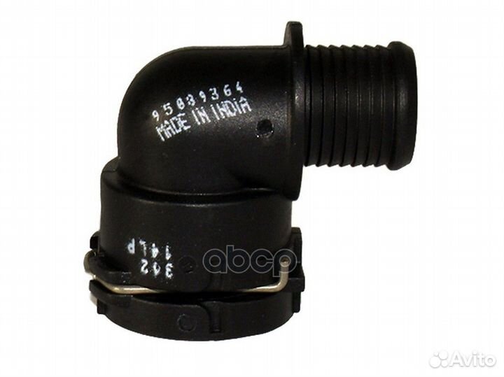 Фланец входного шланга отопителя салона