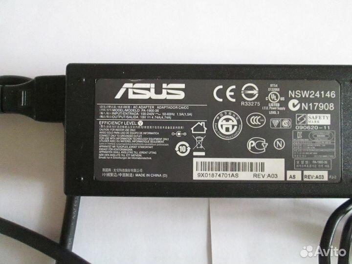 Блок питания для ноутбука asus