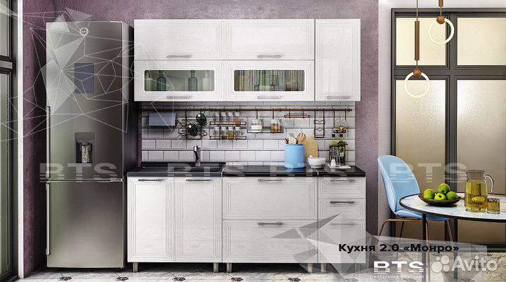 Кухонные гарнитуры Монро Мдф 1.5 и 2.0 метра