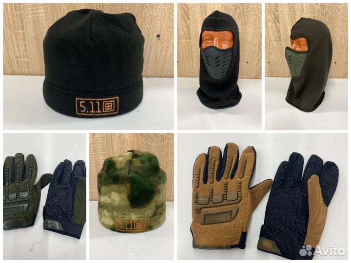 Тактические перчатки, Шапка 5.11, Балаклава