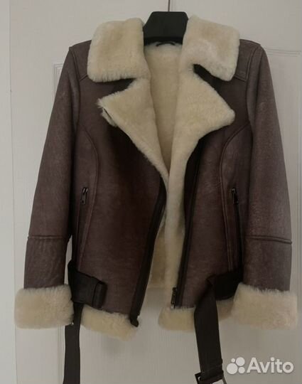 Дубленка натуральная Снежная королева xs