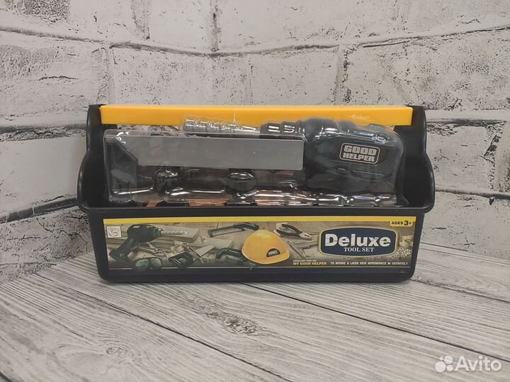 Детский набор инструментов Deluxe Tool Set в ящике