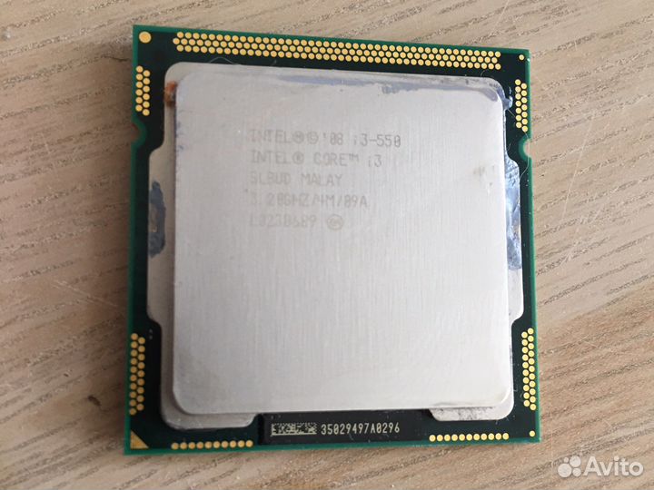 Процессор i3-550