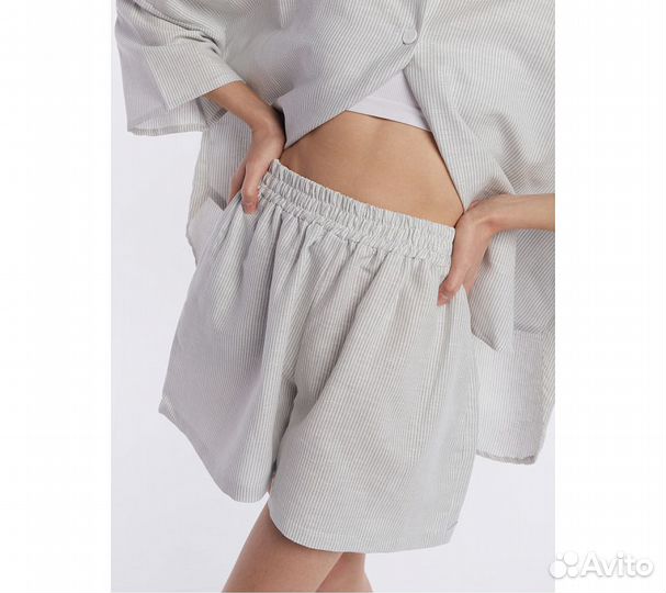 Пижама GoodNight Organic Soul Stripe 40-44р, голуб