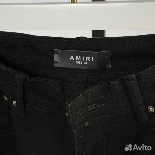 Джинсы amiri slim fit черные