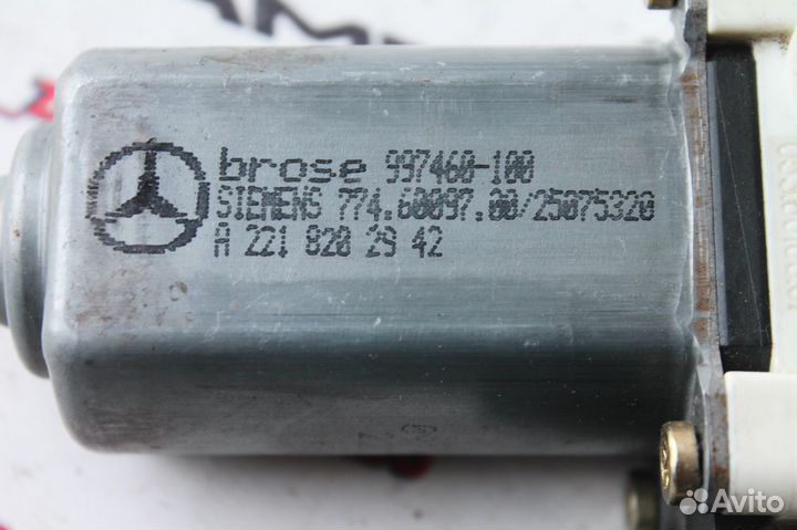 Мотор стеклоподъемника левый w221 мерседес