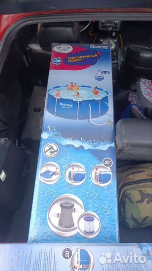 Каркасный бассейн 305 на 100 см с фильтром