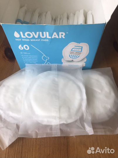 Lovular Прокладки впитывающие для бюстгалтера