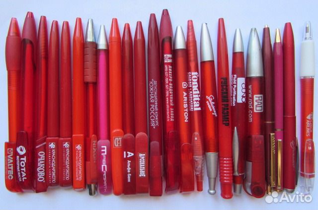 Ручки шариковые с логотипами фирм