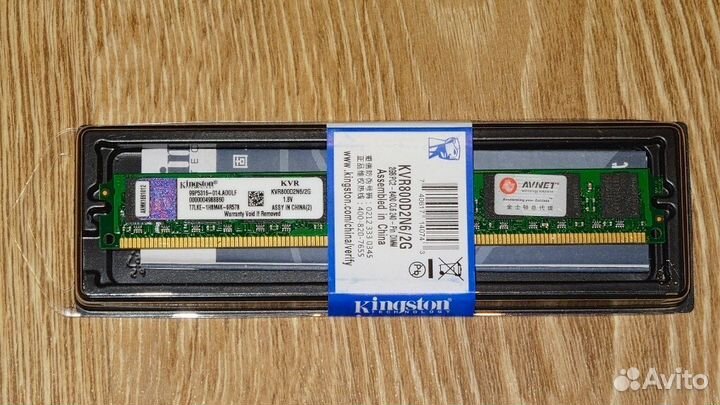 Kingston DDR2 dimm 2GB KVR800D2N6/2G 800MHz