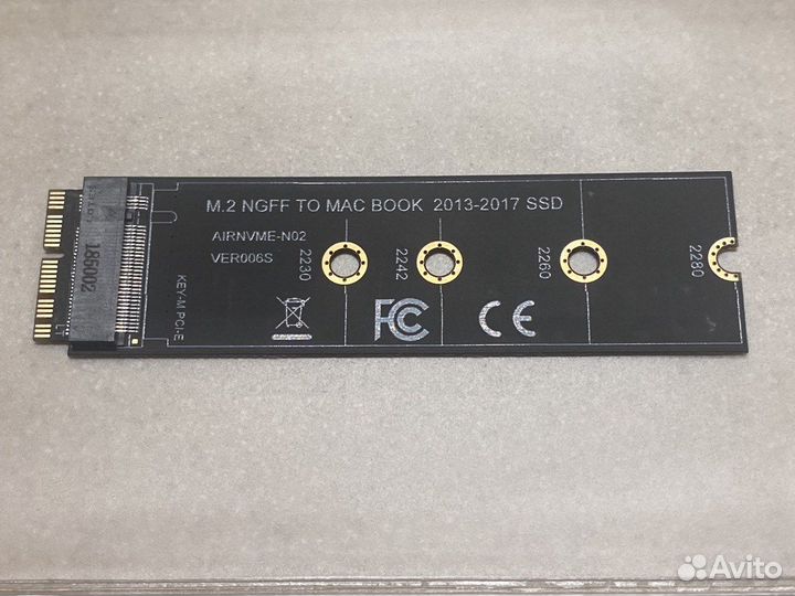 Адаптер для SSD M.2 для Apple MacBook 2013 - 2017
