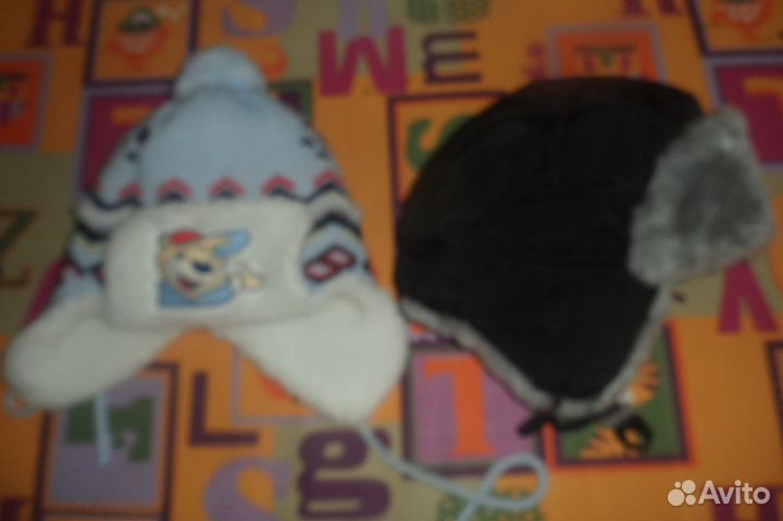 Шапки на мальчика, панамы, перчатки