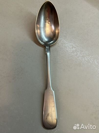Столовая ложка серебро 84 проба