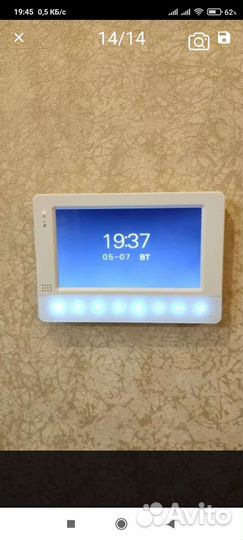 Видеодомофон с сенсорными кнопками(комплект новый)