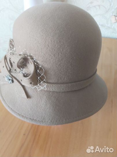Шляпа фетровая женская