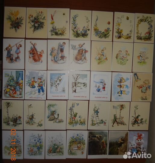 Открытки 40г.-50г