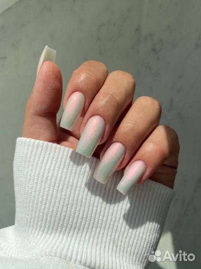 Маникюр с наращиванием